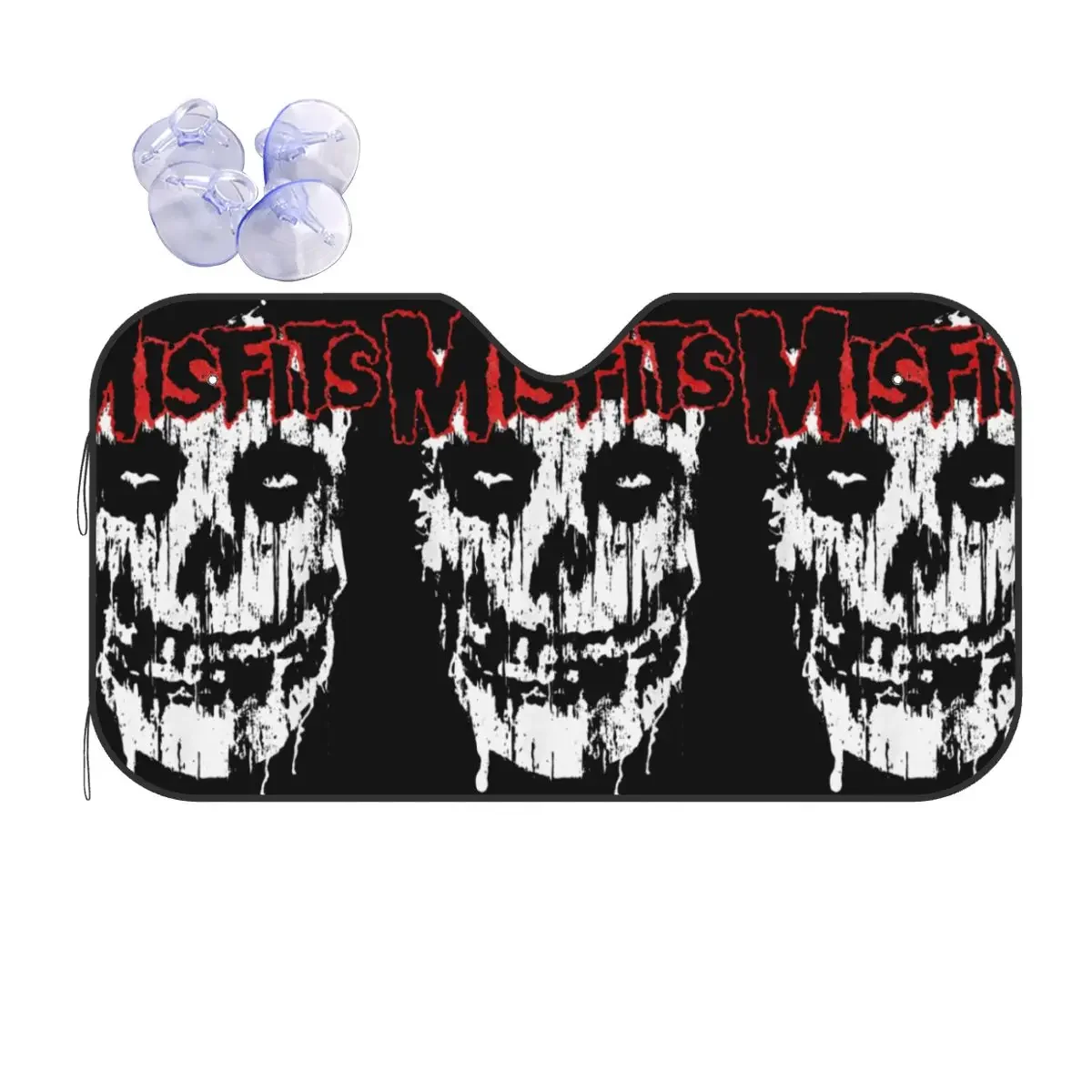 Misfits череп лобовое стекло солнцезащитный козырек ужас Хэллоуин модный чехол