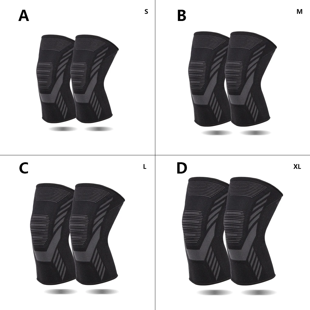 

2 шт., силиконовые дышащие фиксаторы для колена