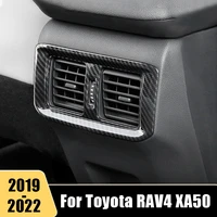 for toyota rav4 2019 2020 2021 2022 rav 4 xa50 car rear air conditioning vent outlet frame trims cover decorative accessories
