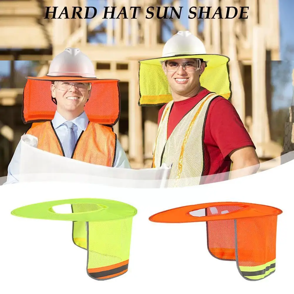 

Hard Hat Sun Shade Hat Neck High Visibility Protective Safety Tool Outdoor Construction Prevent Stripe Reflective Su Q7F0