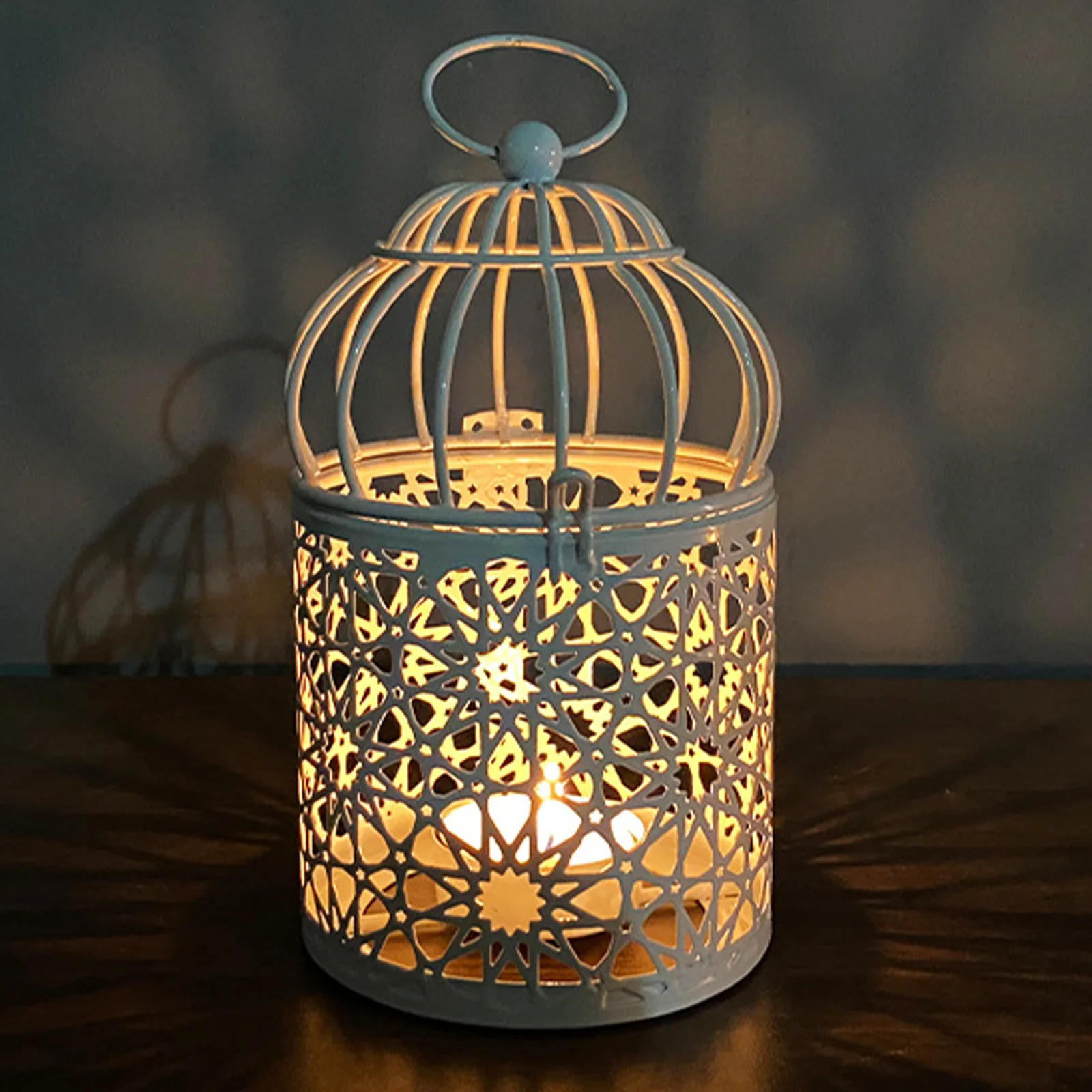 15.8x9cm Birdcage Candlestick Birdcage Candlestick 1pc Delicate And Elegant Easy Hanging White Without Candles