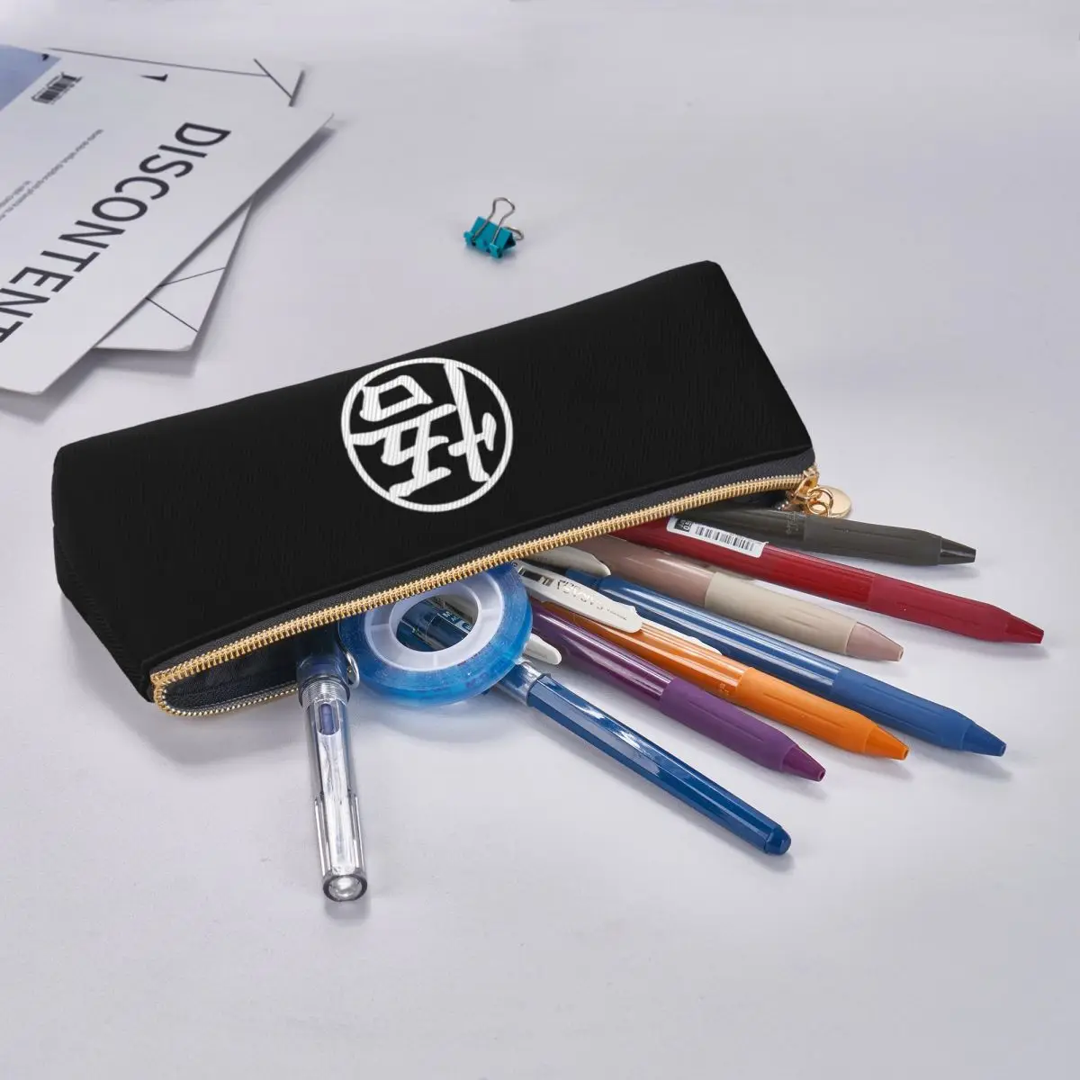 Модный пенал с символом аниме крутая мода пеналы для школы детский треугольный