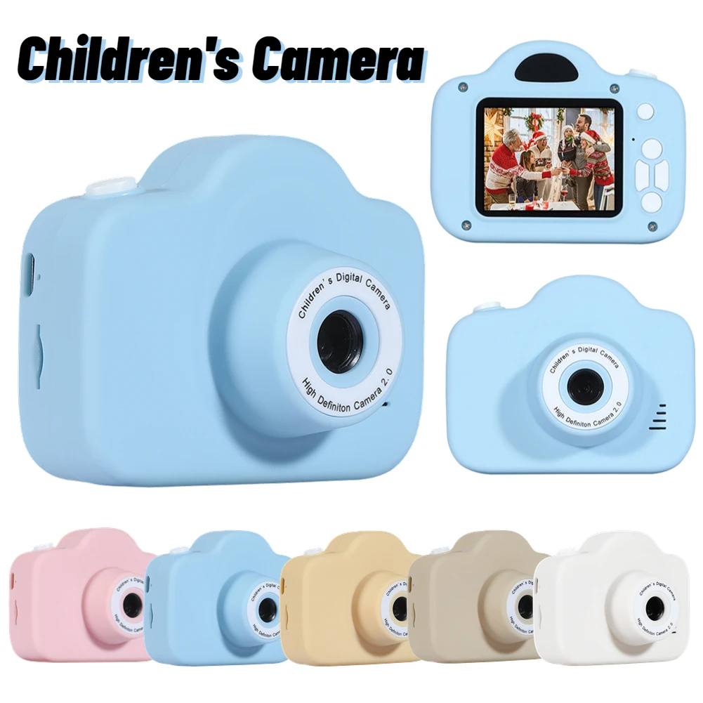 Children Camera Multifunctional Micro HD Digital Camera with Dual Cam Portable Selfie Video Cameras USB Charging Kids Gifts Toys