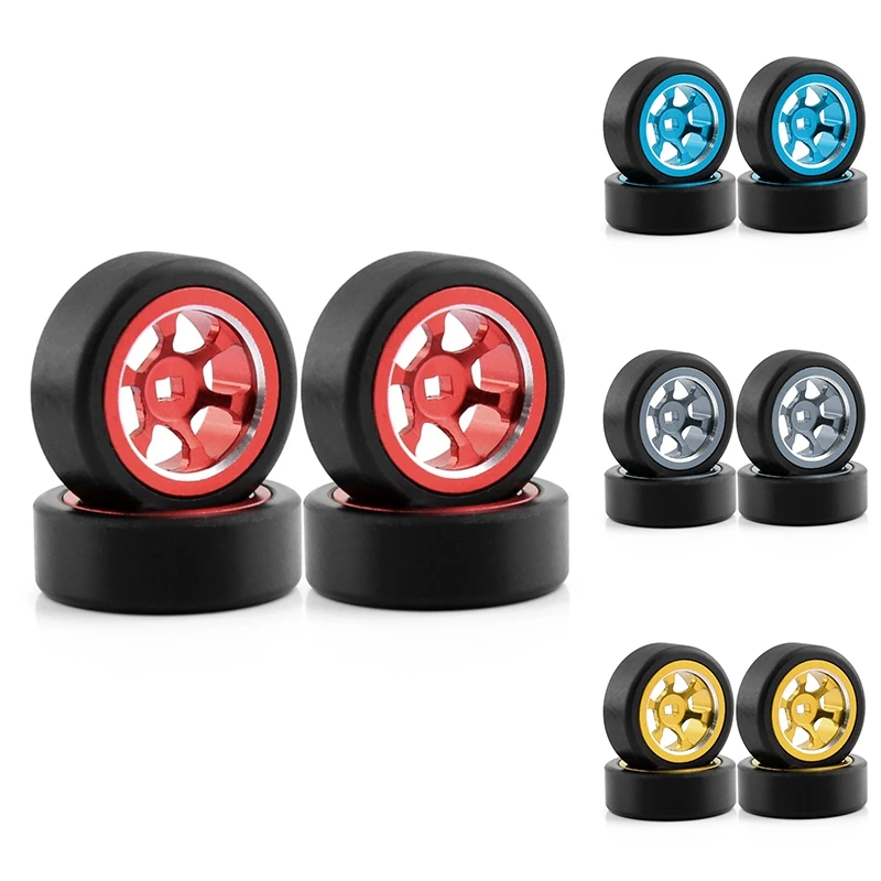 

4 шт., колесные диски для Wltoys 284131 K969 K989 Kyosho Mini-Z 1/28