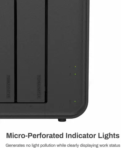 TERRAMASTER F2-424 NAS Storage 2 отсека — четырехъядерный процессор N95, оперативная память DDR5 8 ГБ, порт 2,5 ГБE x 2, сетевое хранилище (без дисплея)