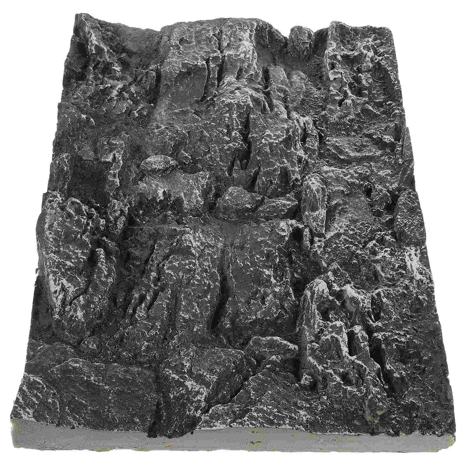 

Climbing Wall Glass Decor Reptile Tank Background Boards Snake Habitat Decoration Pu Fish Aquarium Backgrounds Decorations