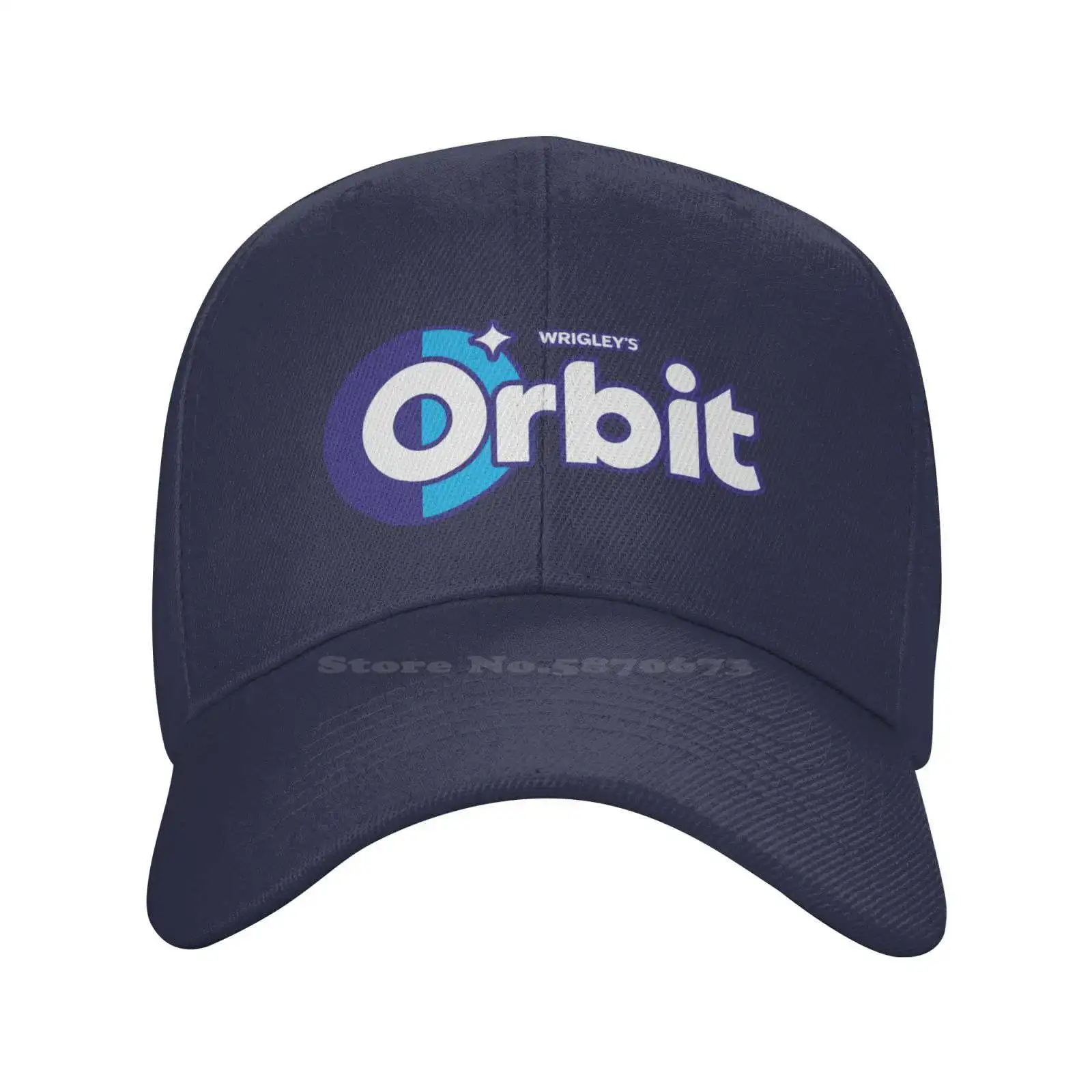 

Orbit Logo Printed Graphic Brand Logo High-quality Denim cap Knitted hat Baseball cap