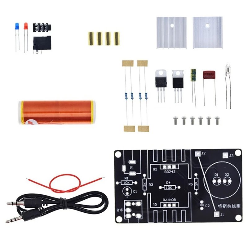 Комплект мини-катушки Теслы 15 Вт 1 комплект |