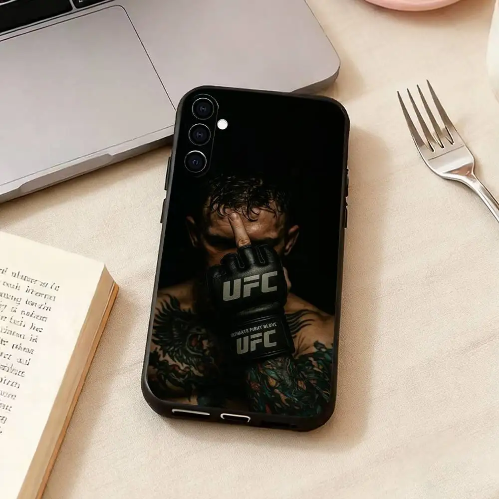 Фото Чехол для телефона I-Ilia Champion Topuria-t, черный, силиконовый, мягкий, для Samsung Galaxy A73, A72, A71, A70, A53, A52, A51 №5