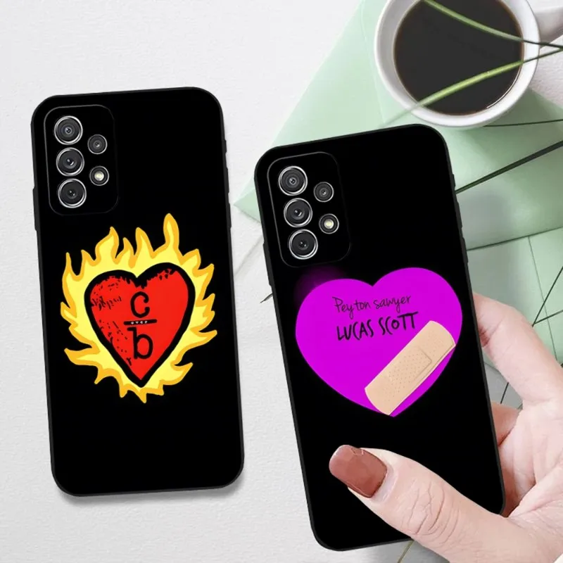 

One Tree Hill Heart Phone Case For Samsung A52 A53 A51 A12 A50 A33 A13 A22 A31 A40 A03S A32 A21 A81 A42 Silicone Black Cover