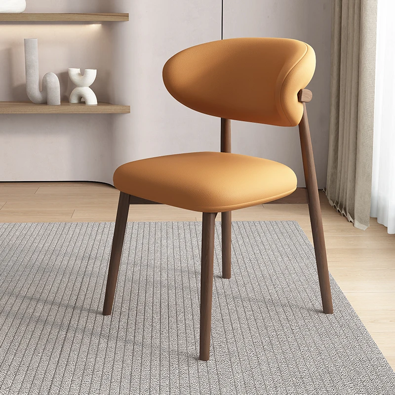 

Restaurant Nordic Ergonomic Dining Chairs Living Room Wooden Kitchen Cafe Dining Chairs Modern Cadeira Home Furniture MR50DC