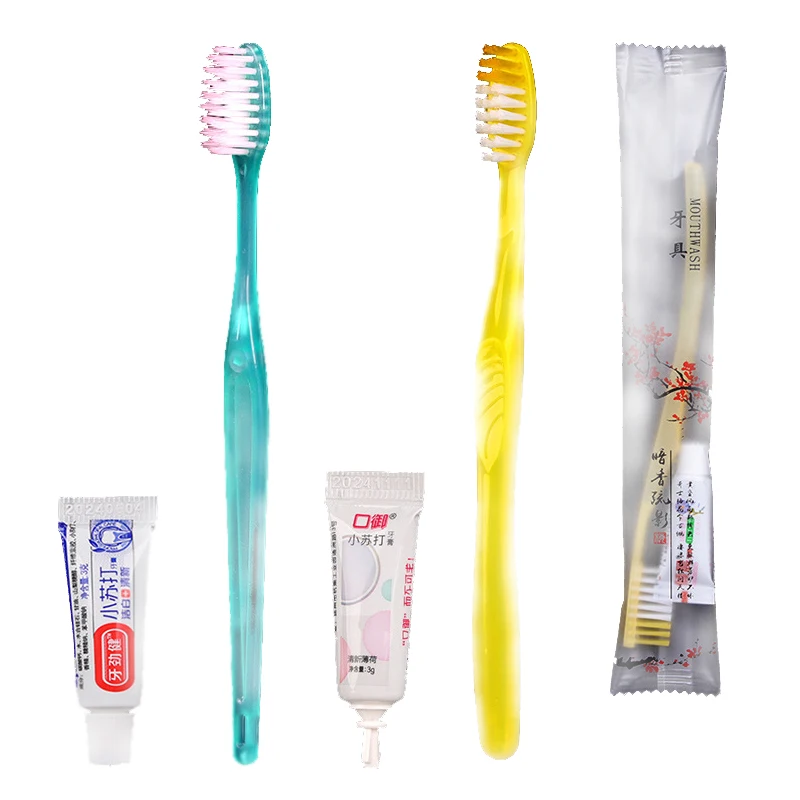 

10 шт., портативный дорожный набор для чистки зубов