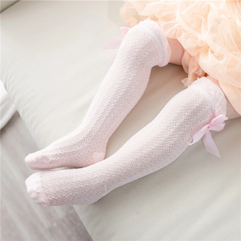 

Girl Long Tube Princess Children's Knee High Socks Kids Dance Socks Girl Cute New Bow Long Socks High Quality Kids Sock 0-3years