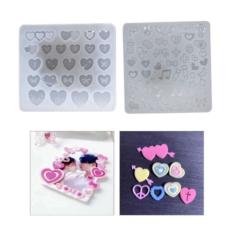 

Silicone Crafts Mold Resin Shaker Filling Moulds DIY Jewelry Making Supplies Resin Shaker Mold Hand-Making Accessories