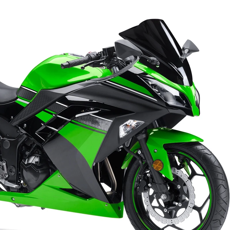 Лобовое стекло мотоцикла Windsn Double Bubble для Kawasaki Ninja 300 EX300 2013 2014 2015 2016 2017 аксессуары