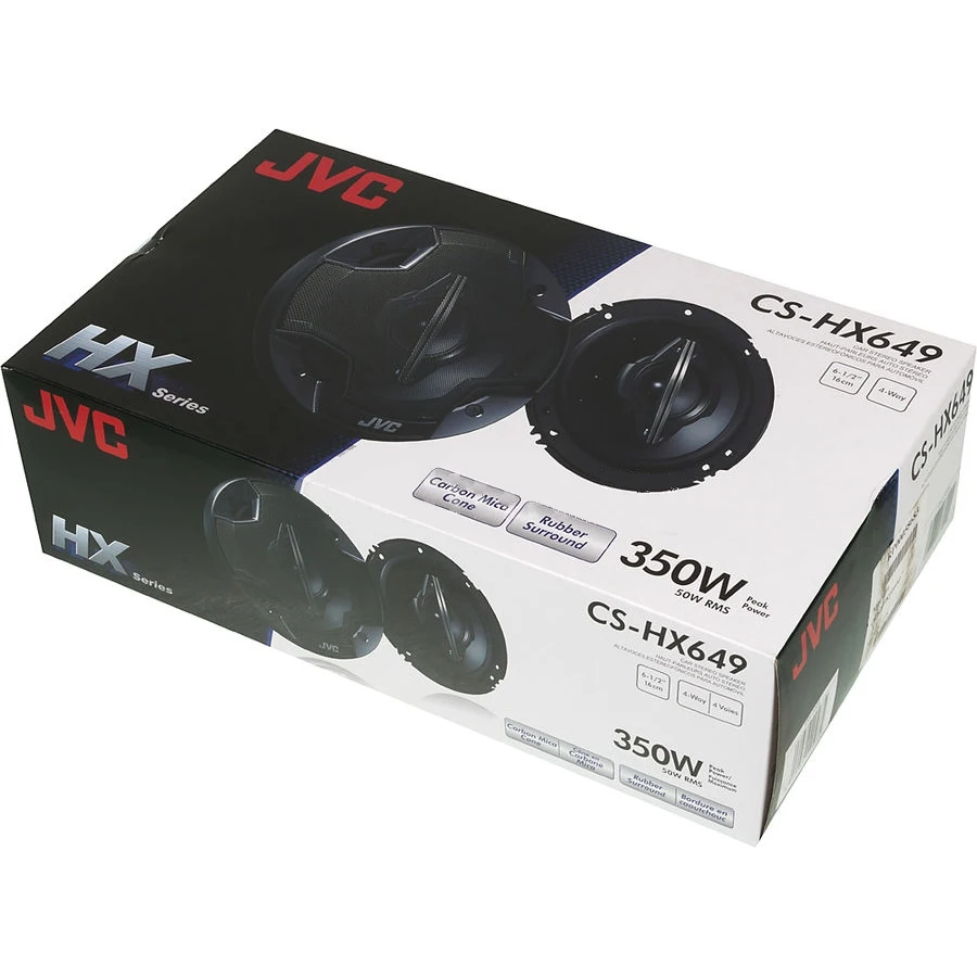Автомобильная акустика JVC CS-HX649 четырехполосная коаксиальная |