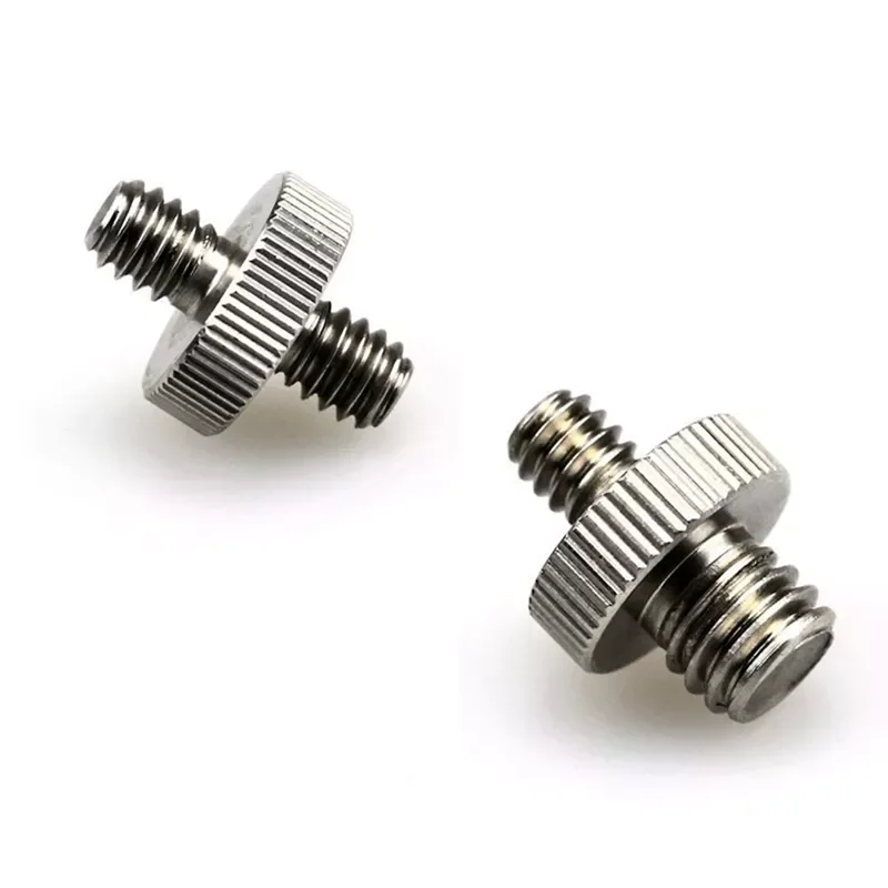 

Camera Accessories 1pc New 1/4" Male to 1/4" 3/8'' Male Threaded Adapter 1/4 Inch Double Male Screw Adapter Su