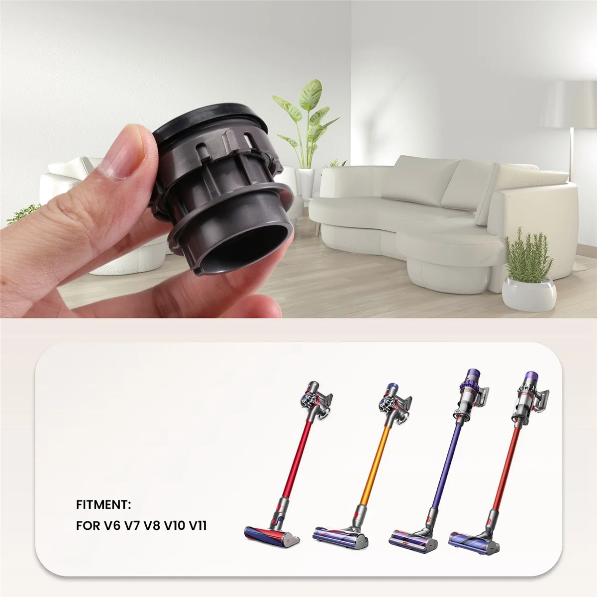 Для пылесоса Dyson V6 V7 V8 V10 V11 мягкий роликовый корпус головки очистителя для