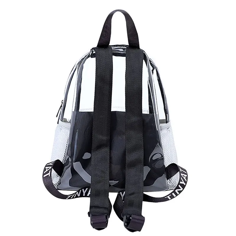 Stadium Approved Clear Backpack Heavy Duty Water-Resistant Transparent Book Bag for Work Security Travel Stadium