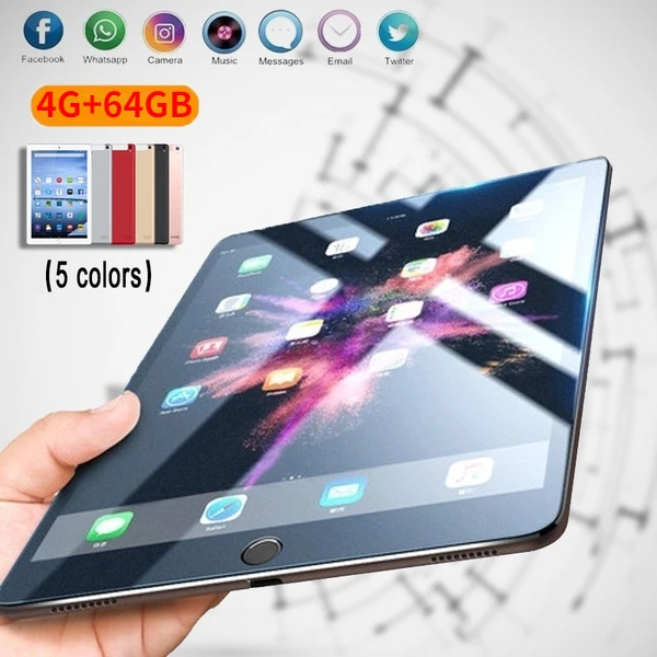 2023 New 10.1 Inch Tablet Android 9.0 Tablete 4GB RAM+64GB ROM TABLET 8 Core Tablets Dual Sim Android 9.0 Gfits Tablet