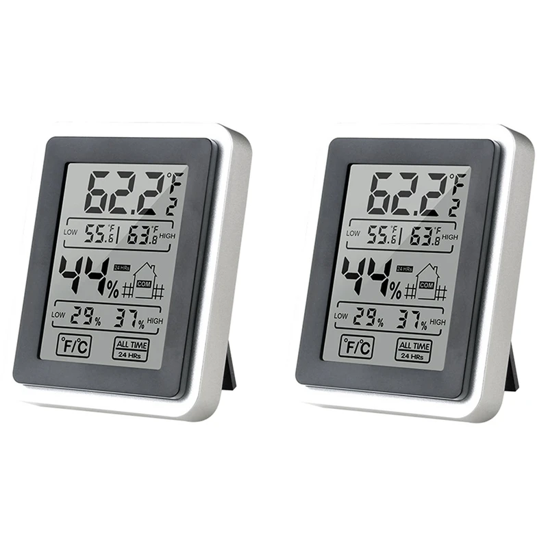 

3X LCD Digital Thermometer Hygrometer Temperature Indoor Convenient Temperature Sensor Humidity Meter Gauge Instruments