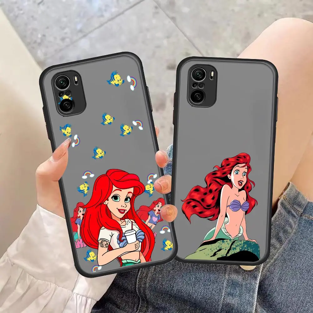

Mermaid beauty Girl Anime Comic Cartoon Case For Redmi K40 Case For Redmi K40 K30 K20 10 10C 10X 9T 9C 9A 9 8A 8 7A 7 6 Pro Plus