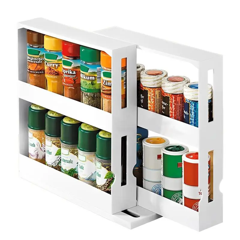 

Spice Rack Rotating Spice Storage Box Spice Storage Box More Storage Save Space For Bathroom Kitchen Dressing Tables