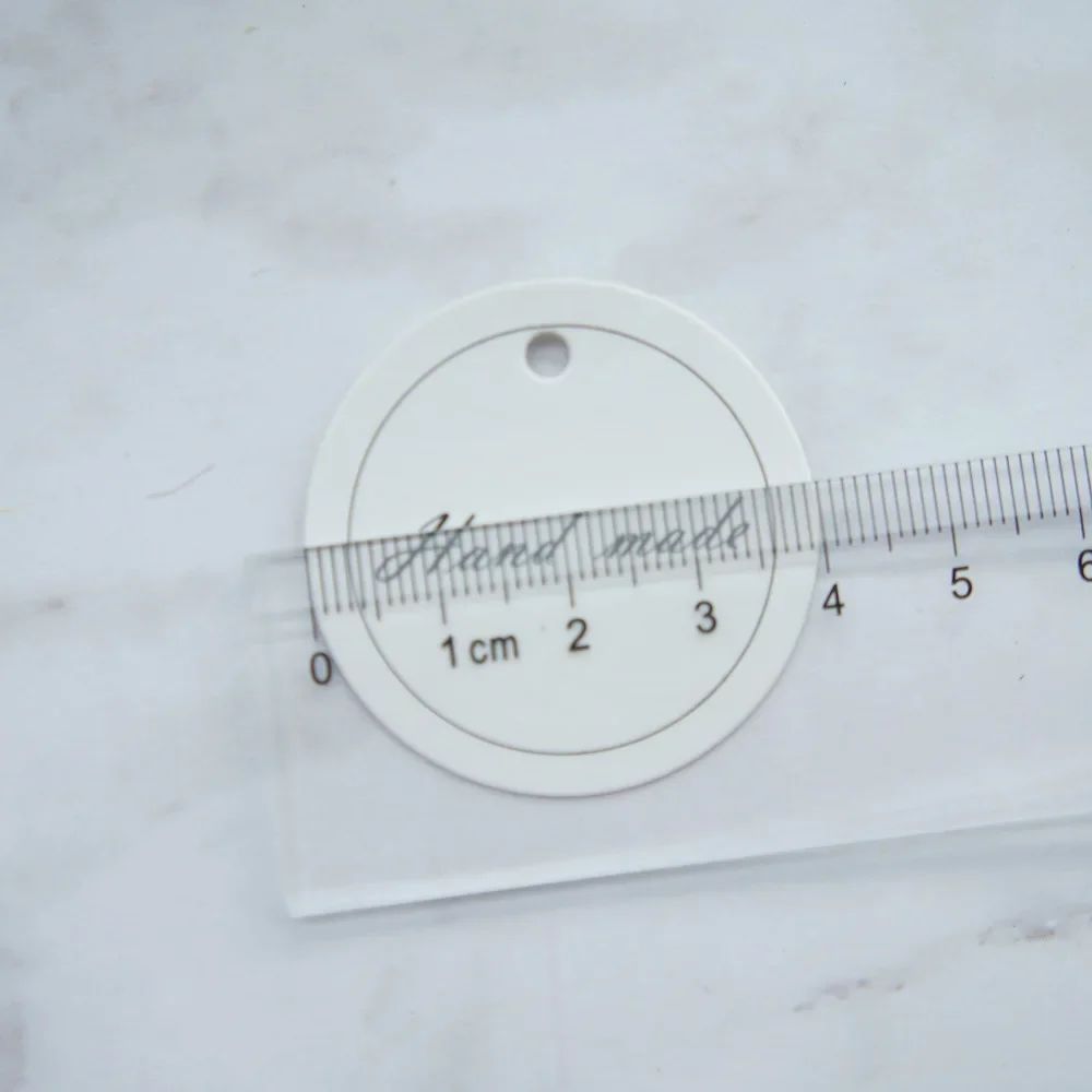 Бумажные этикетки ручной работы 100 шт классический черный белый дизайн упаковки