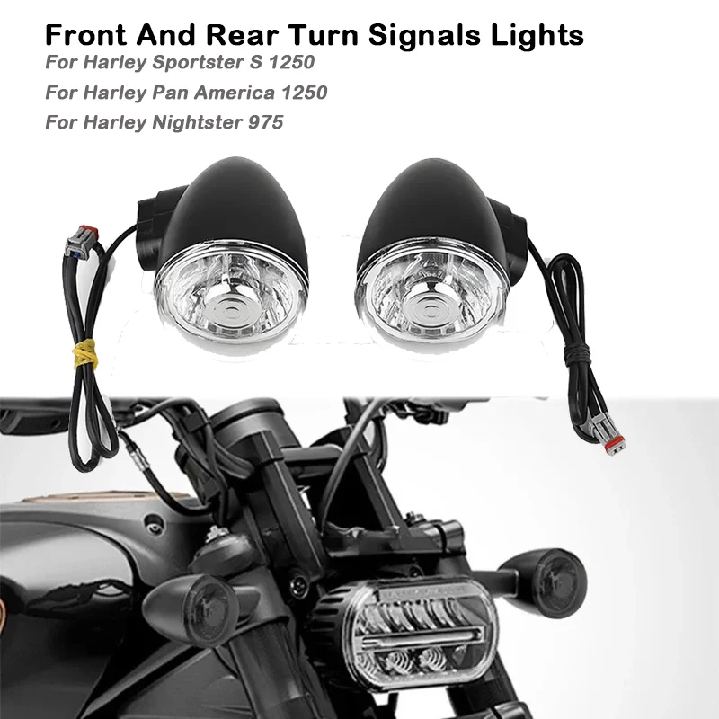 Передние и задние указатели поворота для Harley RH1250s Sportster S 1250 RH975 Nightster 975