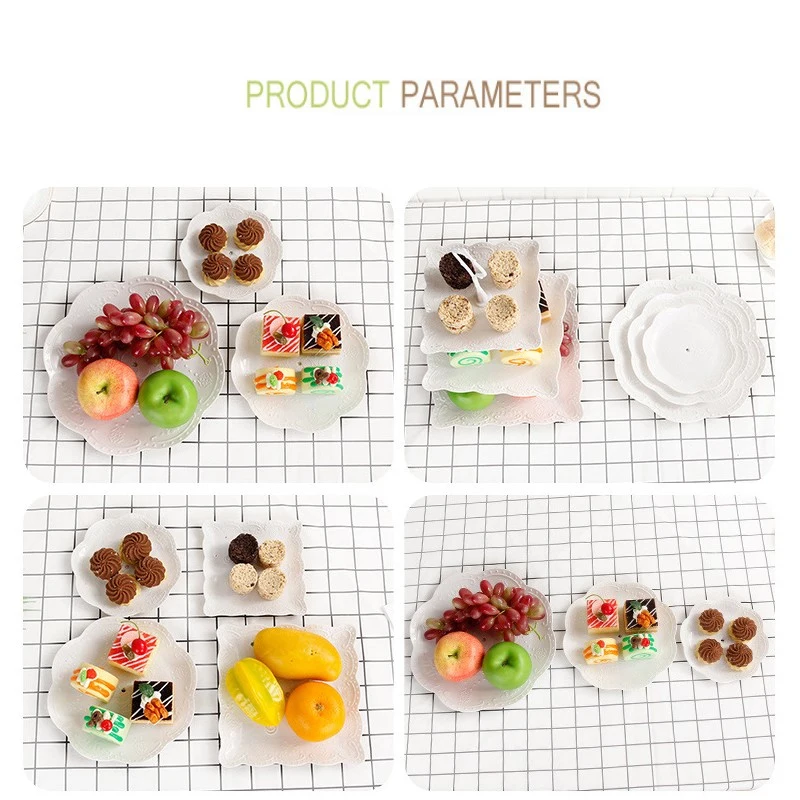 3-уровневая подставка для торта в европейском стиле тарелка фруктовых конфет