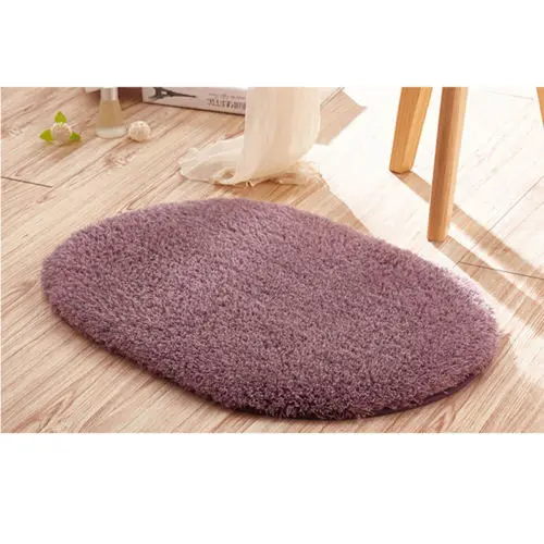 

Floor Mats Non-slip Cashmere 30*50cm Toilet Floor Mat Strong Water Absorption Shower Kitchen Bedroom Soft Rug Bathroom Products