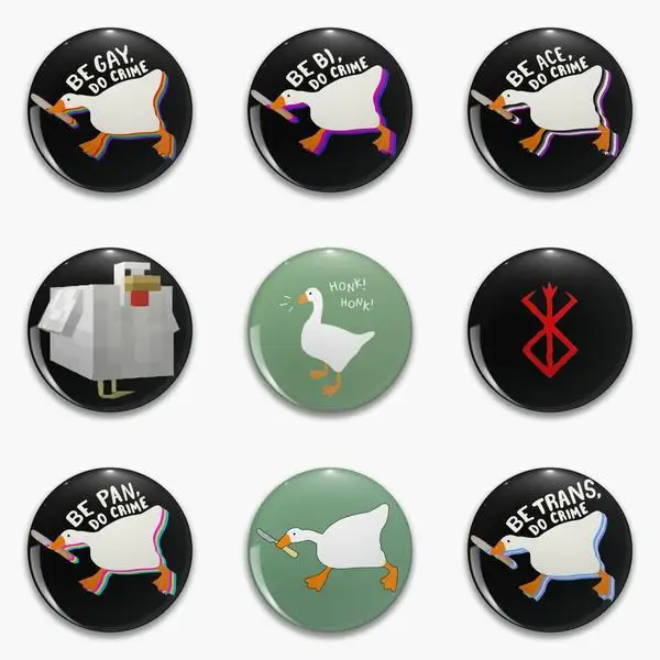 

Заколка-булавка для воротника и лацкана в форме гуся