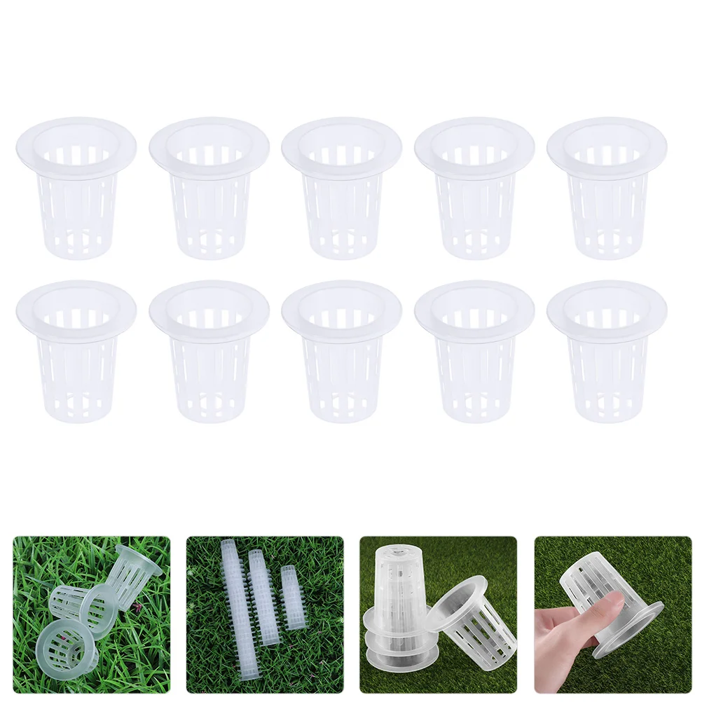 

60 Pcs Root Fixer Hydroponic Plants Wide Lip Hydroponics Cup Basket Clay Pebbles Hydroponic Cups