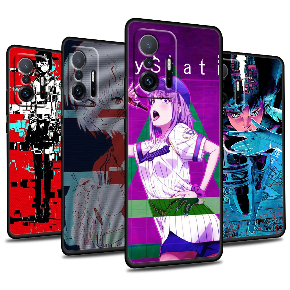 

Popular Vaporwave Glitch For Xiaomi Mi A1 A2 A3 Mix 3 Poco F1 Mi 5 6 8 9 SE Pro Play Lite Silicone Soft Black Phone Case