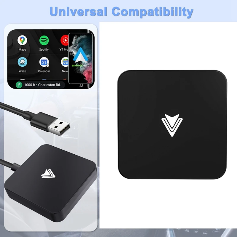 Проводной к беспроводному Android Auto Carplay для Netflix Car Ai Box Linux System Bluetooth 5G Wi-Fi адаптер