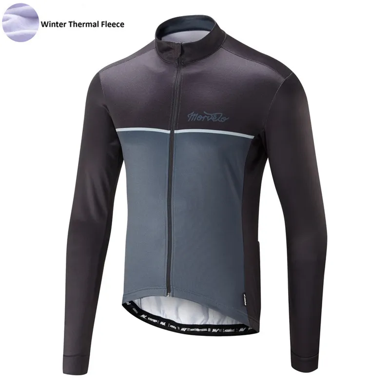 

2018 Winter Fleece Morvelo Classic cycling jersey for men Road bike cycling wear Maillot Ciclismo SL MX DH long sleeve jersey