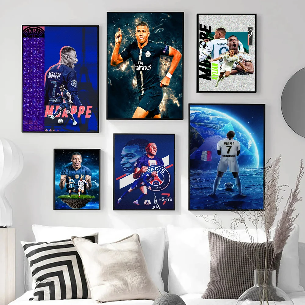 Kylian Football Star Good Quality Prints And Posters HD Poster Wall Art Painting Study Home Decor