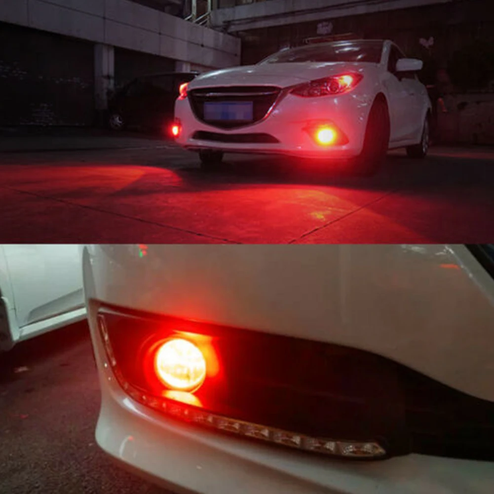 

2PCS Red H11 Car Truck Driving Fog Lights Lamp Super Bright LED Bulbs Car Accessories High Quality Fog Lights