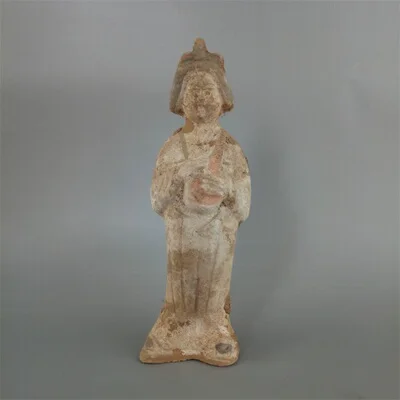 

Exquisite antique Tang tricolor pottery beauty ornaments