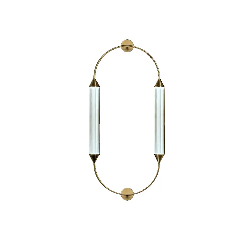 

Nordic Living Room Wall Lamp Simple Modern Bedroom Bedside Geometric Lines Aisle Background Wall Lamp
