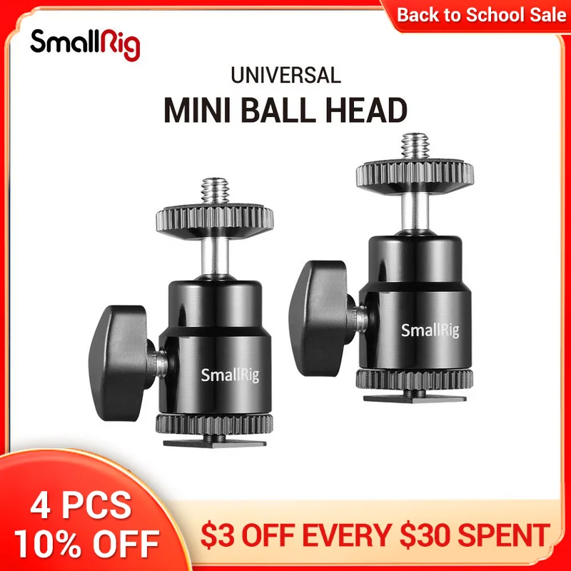 

SmallRig LCD Monitor Shoe Adapter 1/4" Camera Hot Shoe Mount with 1/4" Screw for Canon, for Nikon, for Panasonnic - 761/2059