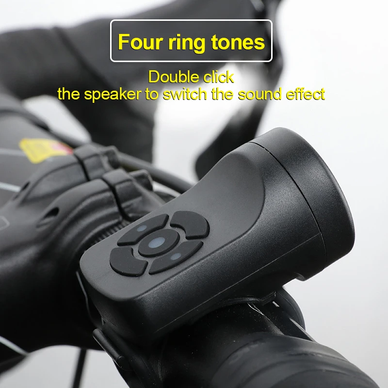 

Bicycle Bell 120db USB Charging Cycling Bike Bells Electric Horn Mini Portable Waterproof MTB Road Cycling Handlebar Bike Bell
