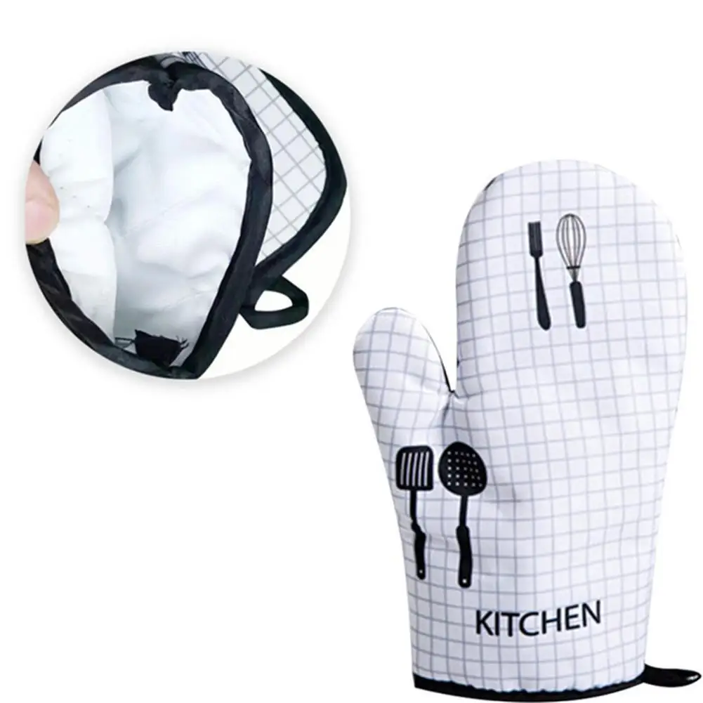 

Baking Insulation Oven Gloves Kitchen Cooking Potholders Oven Mitts Microwave Baking Gloves For Microwave Bbq Baking Grilling