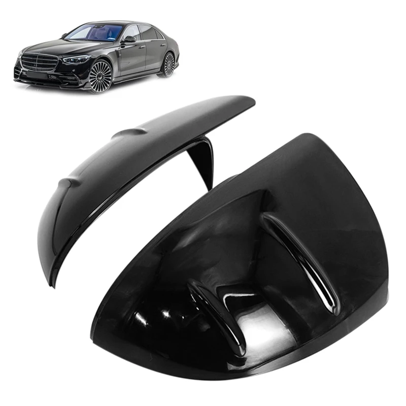 

Car Rearview Mirror Cover Trim Frame Side Mirror Caps Replacement For Benz C S Class W206 W223 2021 2022