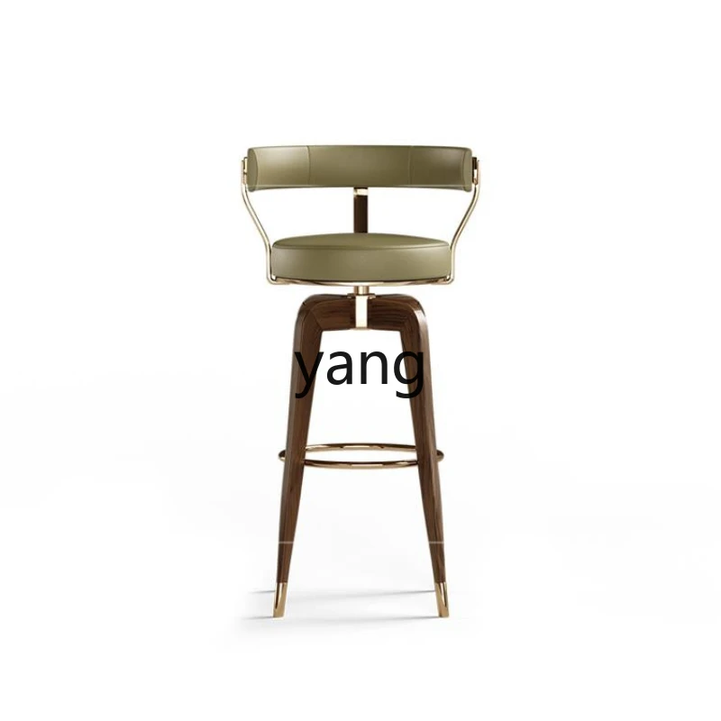 Yjq светильник роскошный барный стул из нержавеющей стали современный