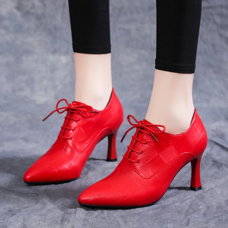 

Fashion Women Black Work Shoe Classic Office Pumps Cross Strap Elegant Formal Modern Pointed Toe Shoes Women's Pumps 2022 Autumn