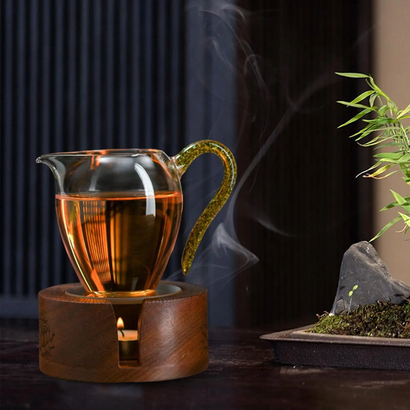 

Portable Tea Warmer Teapot Heating Base Teapot Heater for Travel Party