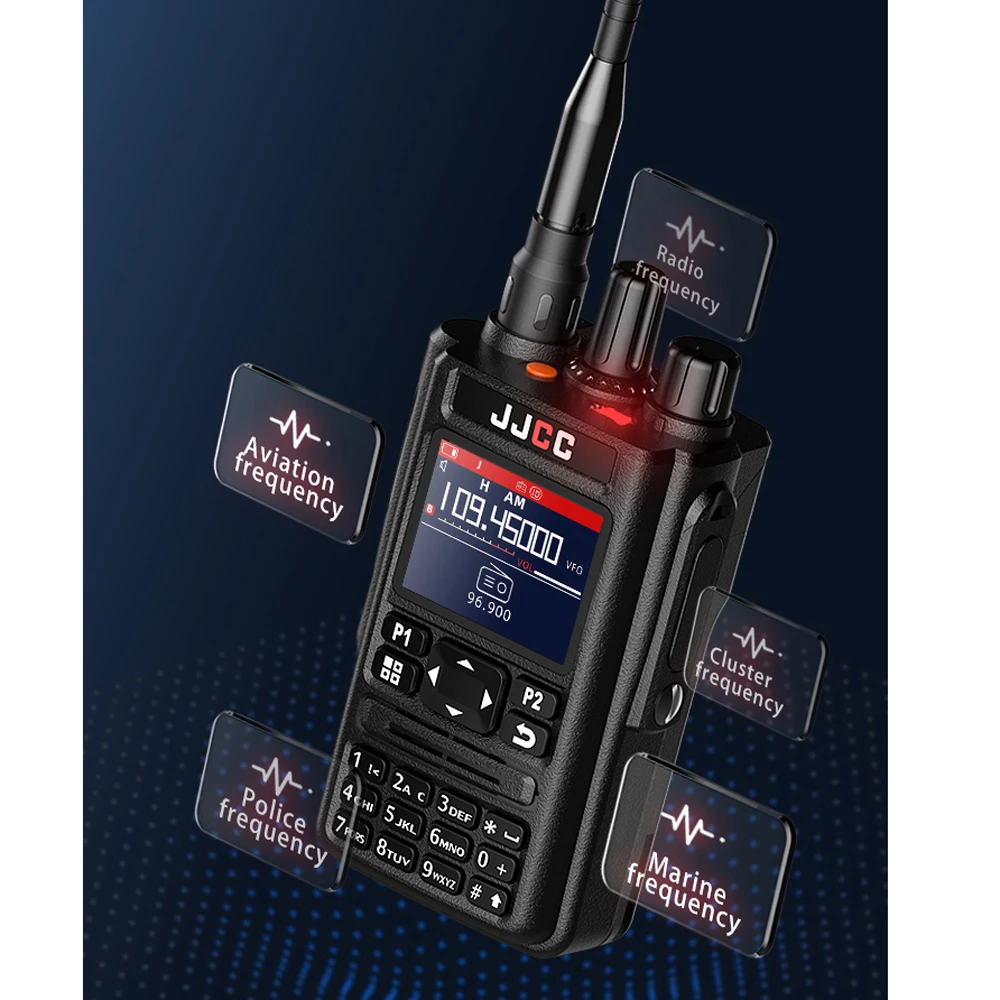 Najtaniej JJCC JC-8629 10W Wysokiej Mocy Ręczny Nadajnik-odbiornik Pełna Częstotliwość Walkie Talkie Z GPS Bluetooth Wieloczęstotliwościowe Radio Dwukierunkowe Najtaniej JJCC JC-8629 10W Wysokiej Mocy Ręczny Nadajnik-odbiornik Pełna Częstotliwość Walkie Talkie Z GPS Bluetooth Wieloczęstotliwościowe Radio Dwukierunkowe