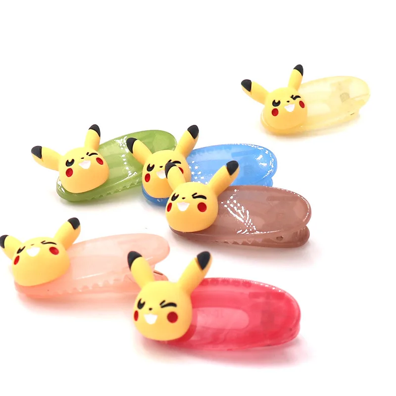 

Net Red Explosion Pokémon with The Same Hairpin Girl Cartoon Anime Pikachu Hair Accessories Japan and South Korea Hairpin