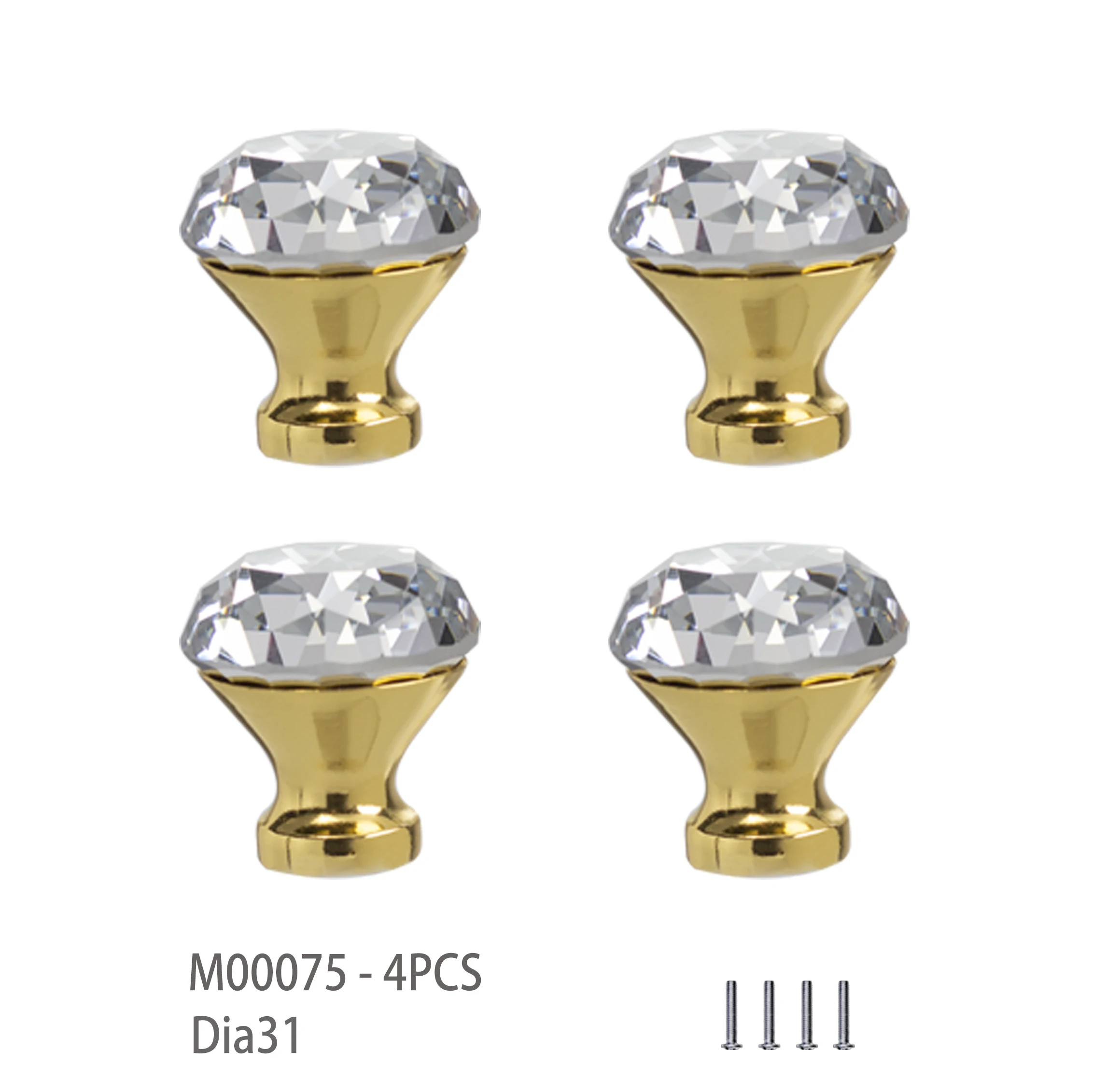 

Хрустальные дверные ручки